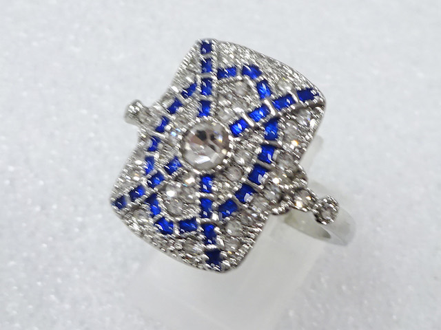 COLORED STONE FASHION RING / JP SIZE 21